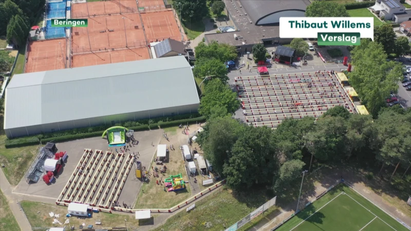 Jeugdhuis Club 9 in Koersel verbreekt wereldrecord langste toog