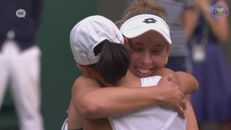Elise Mertens in dubbelfinale Wimbledon