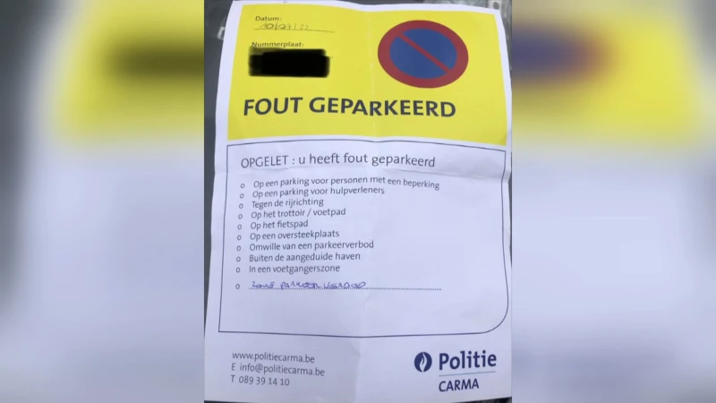 Genk worstelt met communicatie rond foutparkeren