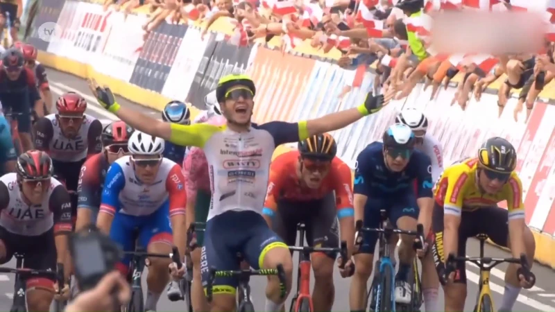 Gerben Thijssen wint tweede etappe in de Ronde van Polen