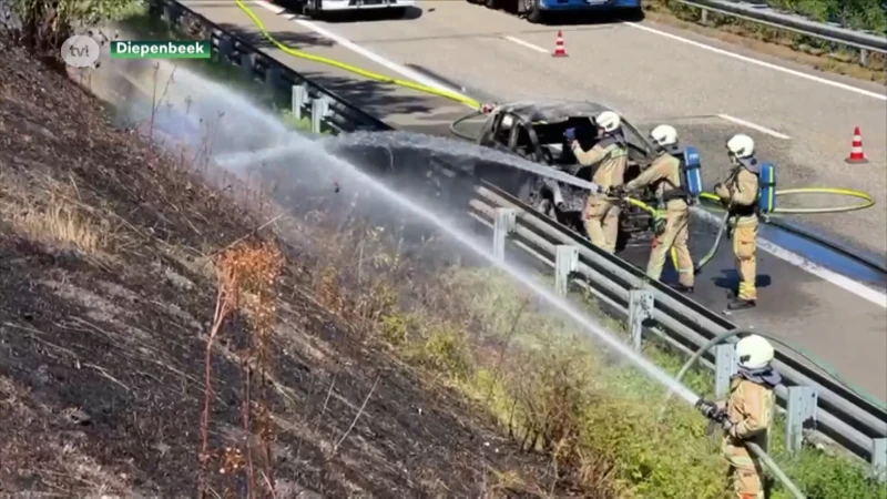 Weer autobrand, derde al in benzinewagen