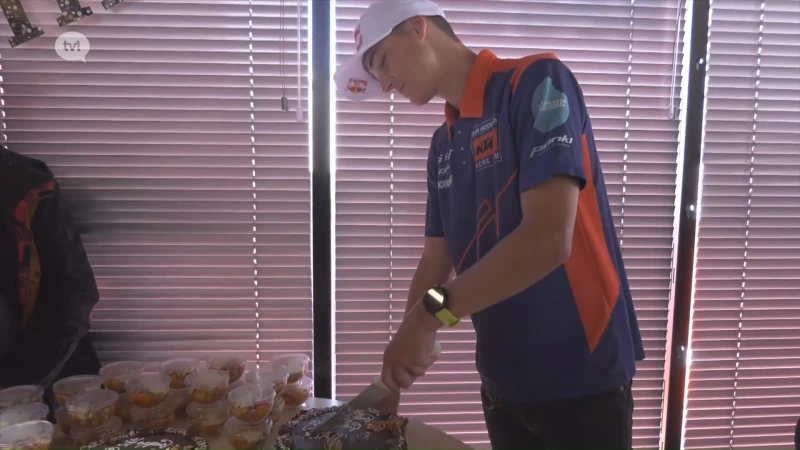 Liam Everts viert 18de verjaardag in Zweden