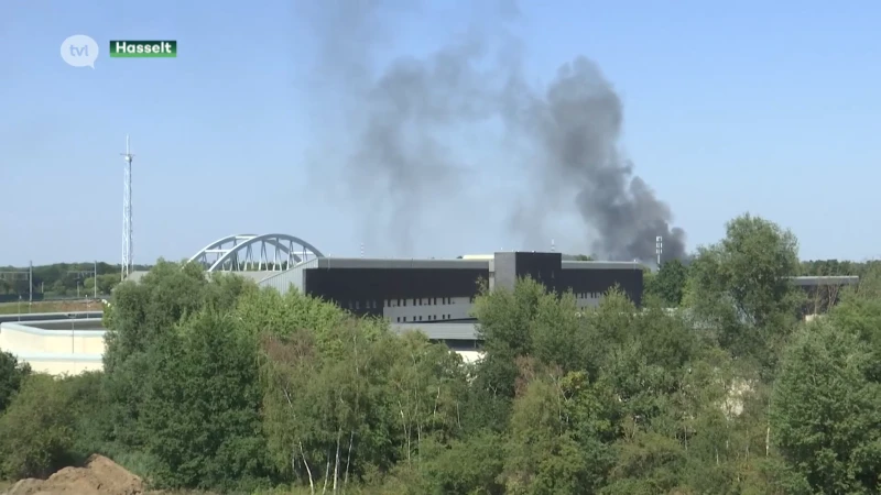 Brand in Kuringen kilometers ver zichtbaar