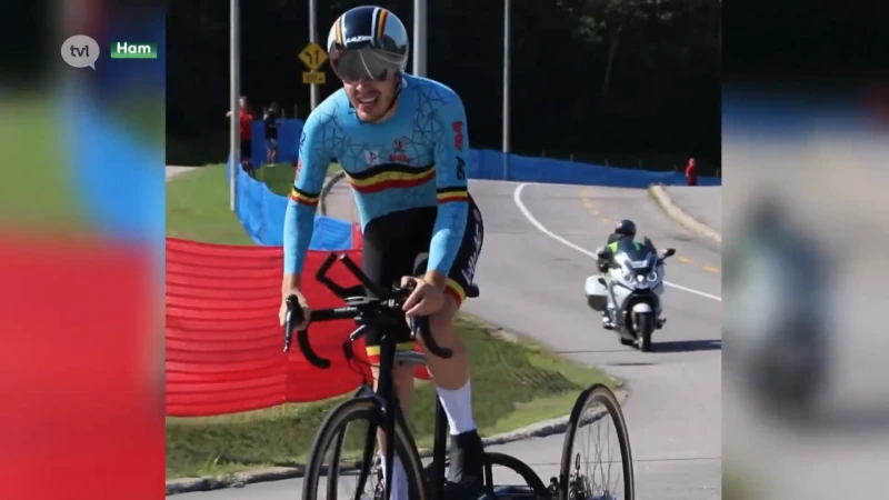 Hammenaar Tim Celen wereldkampioen tijdrijden in paracycling
