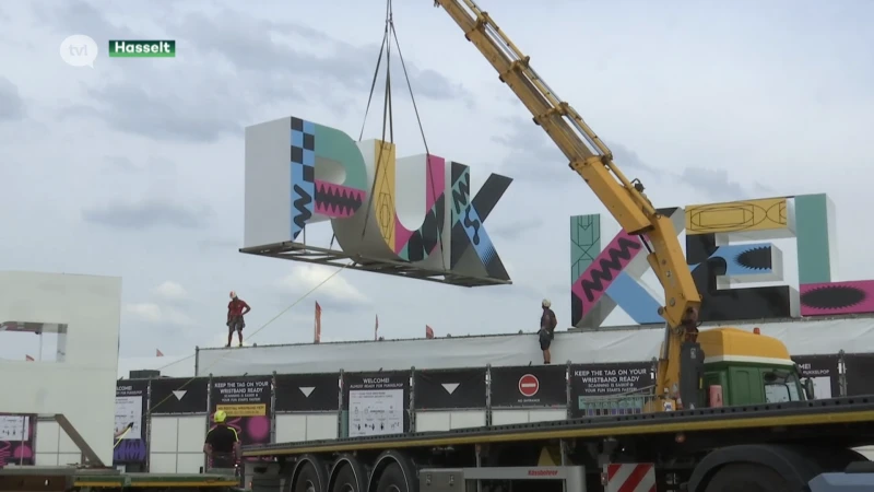 Iconische letters Pukkelpop