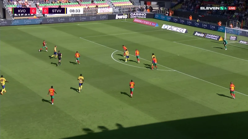 Eerste driepunter van het seizoen voor STVV