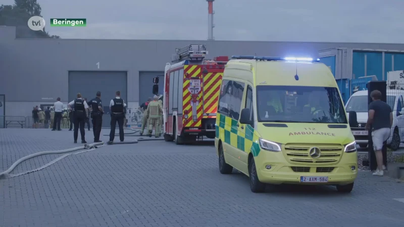Man gewond bij bedrijfsbrand Beringen
