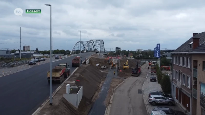 Verkeer mag vanaf morgen over verhoogde Kempische Brug