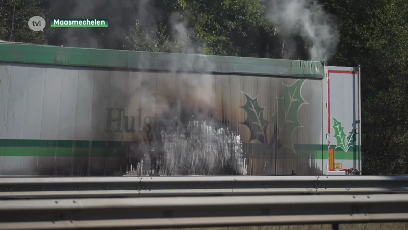 Brandend voertuig zorgt voor lange files op E314 richting Lummen