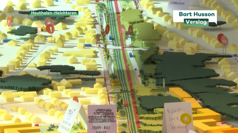 Maquette brengt nieuwe Noord-Zuidverbinding voor het eerst gedetailleerd in beeld
