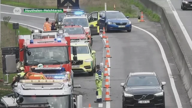 DOORLEZER Dode bij ongeval op E314 in Houthalen