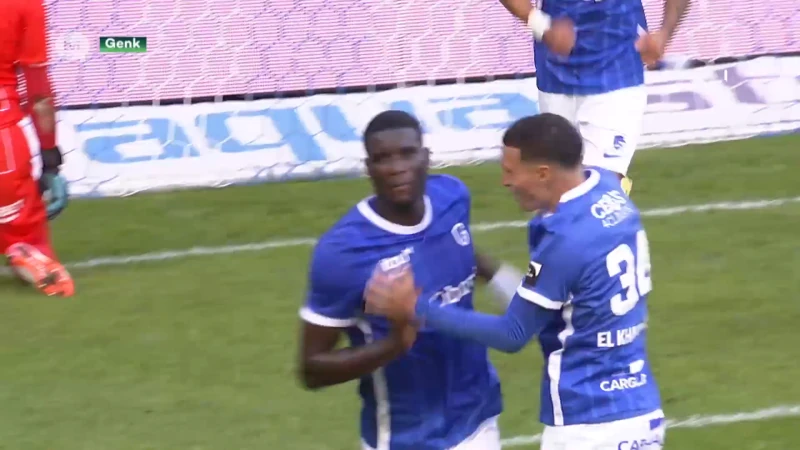 Onuachu loodst KRC Genk naar nieuwe zege met 2 doelpunten