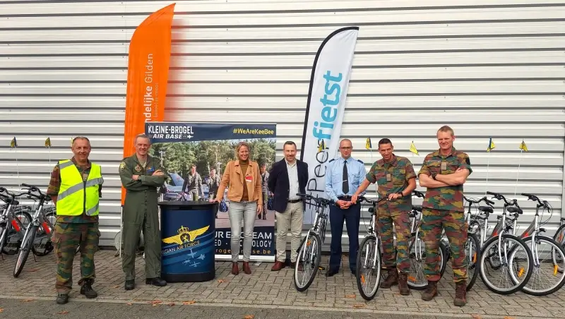 Fietsdeelsysteem op de luchtmachtbasis Kleine-Brogel