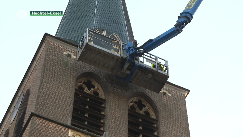 Kerk van Eksel krijgt nieuw torenuurwerk