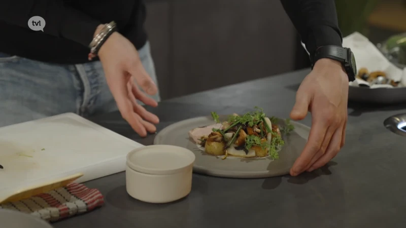 Kalfsentrecote - aardpeer - champignonmix - aardappel