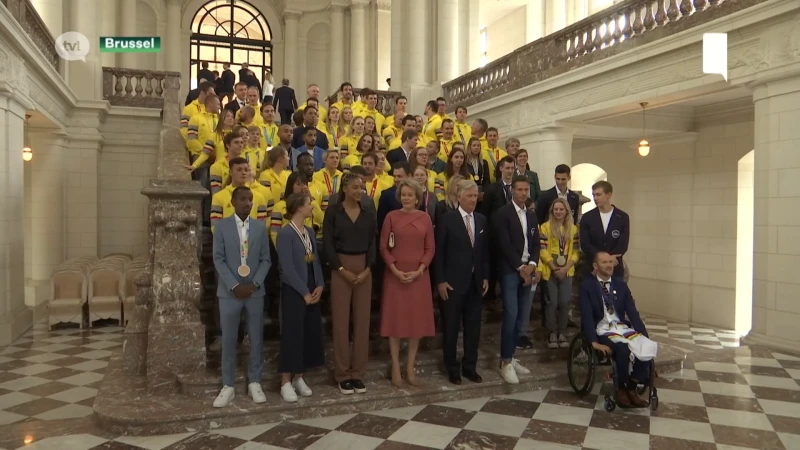 Koning Filip ontvangt Limburgse topsporters