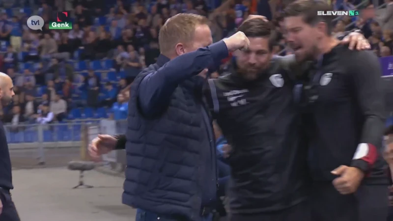 Racing Genk al zwoegend naar clubrecord: achtste overwinning op rij