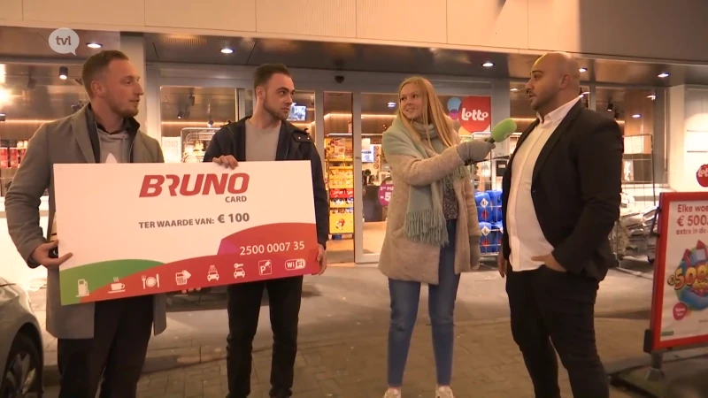 Maasmechelaren Damon & Yann winnen een tankbon van Esso Bruno