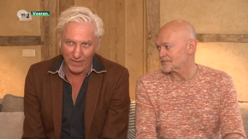 Toni Coppers en Rick de Leeuw bereiden Sinterklaasdictee voor in Voeren