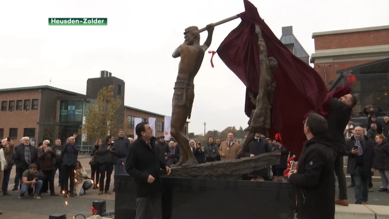 The Miner onthuld in Heusden-Zolder