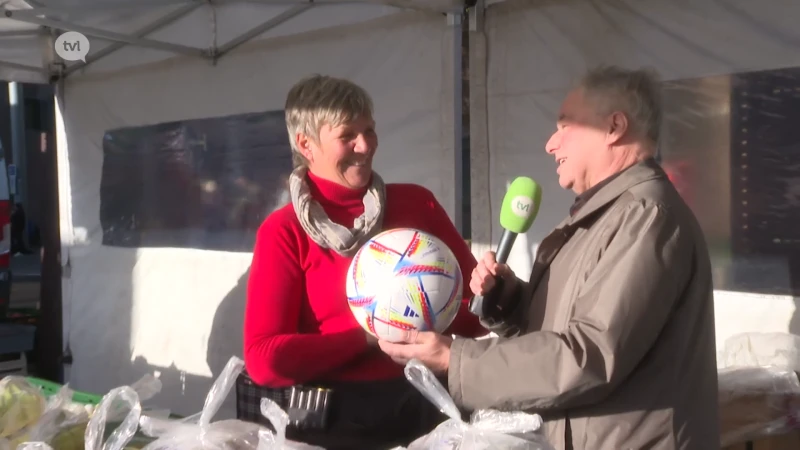 Armand & marktkraamster Karin Gielen