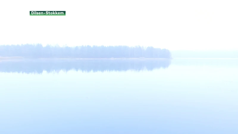 Waterdippen in Nationaal Park Hoge Kempen bij -3°