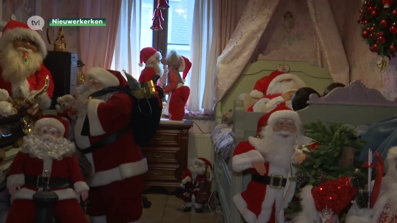 Nieuwerkerkenaar bouwt kerstparadijs met 650 kerstmannen