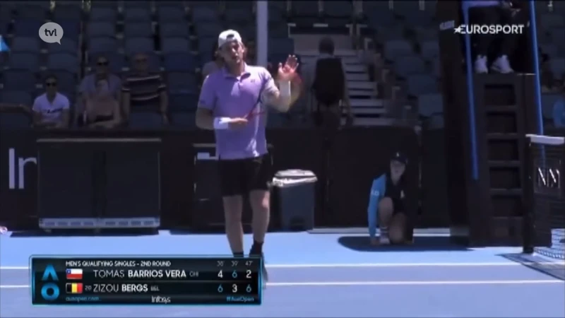 Zizou Bergs op één overwinning van hoofdtabel Australian Open