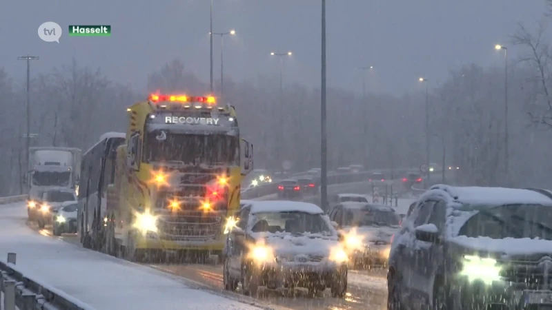 Koning Winter stuurt avondspits in de war
