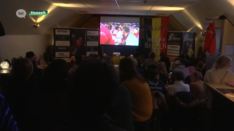 Hoeseltse en Bilzerse handbalfans volgen WK van de Red Wolves