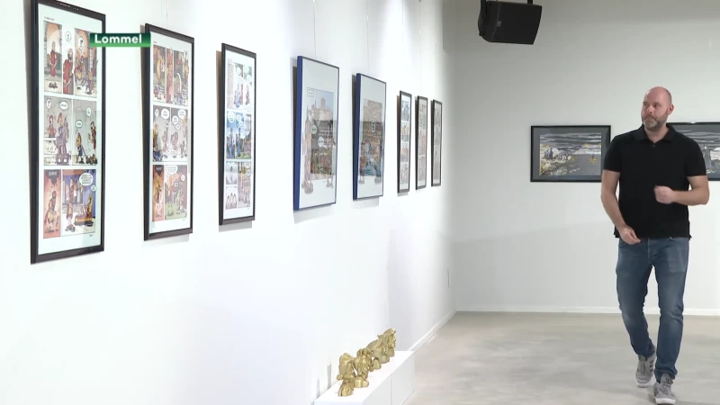 Lommelaar Bart Proost viert tienjarig striptekenen met expo