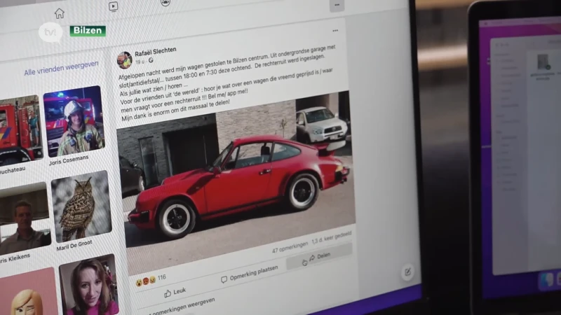 Bilzenaar start online zoekactie naar gestolen droomwagen