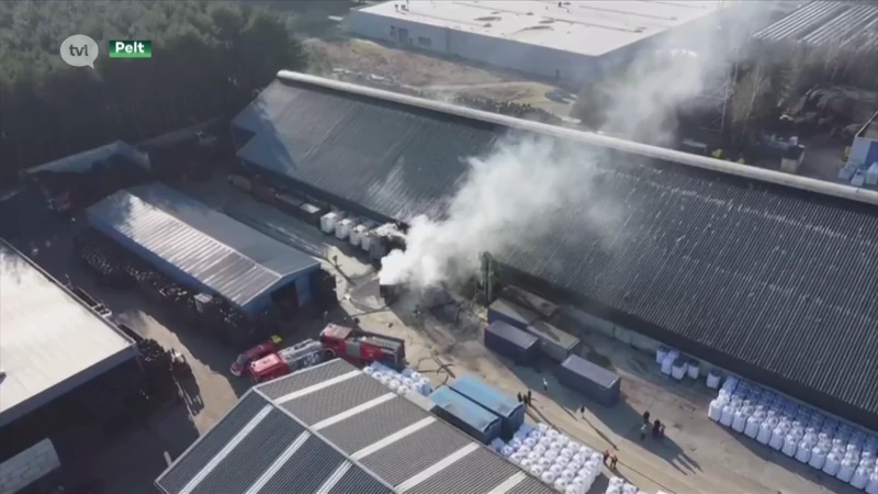 Brand op Nolimpark zorgt voor rookhinder in Overpelt