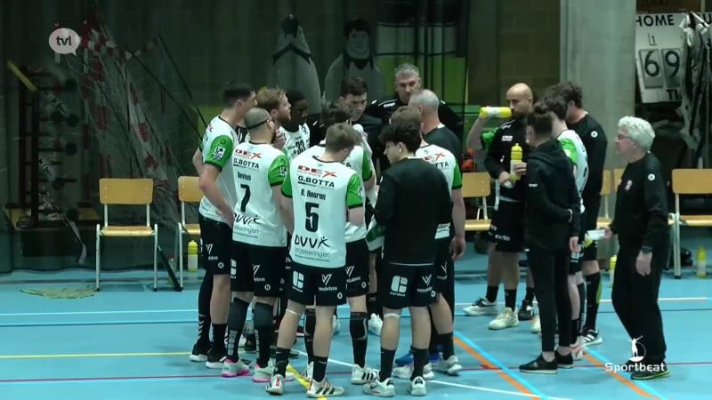 Bekerfinale handbal tussen Bocholt en Pelt