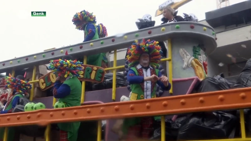 15.000 carnavalvierders trotseren de regen in Genk