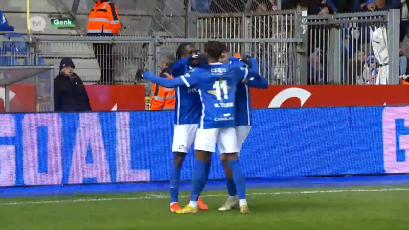 Racing Genk nu al zeker van PO1 na 3-0-zege tegen Oostende