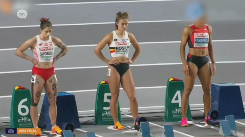 Rani Rosius sprint naar vierde plek op EK Indoor in Istanboel