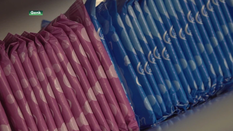 Genk eerste stad die gratis menstruatiemateriaal ter beschikking stelt