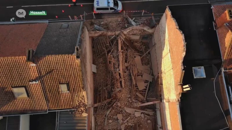 Huis Kuringersteenweg Hasselt stort in, onderzoek naar precieze oorzaak bezig