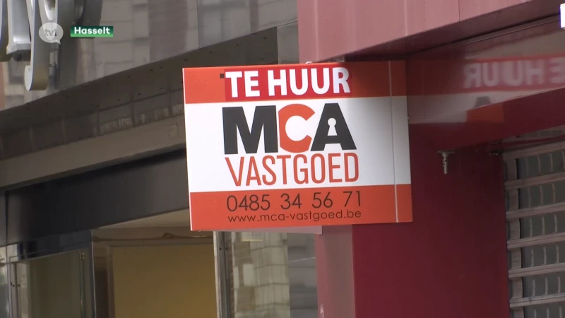 Leegstand Hasseltse winkelzaken zakt naar dertien procent