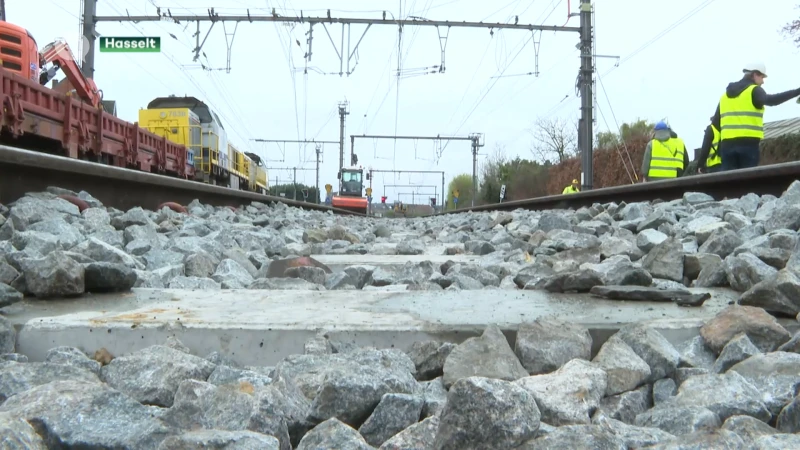 Infrabel zet derde fase in van grote infrastructuurwerken voor het Masterplan Hasselt