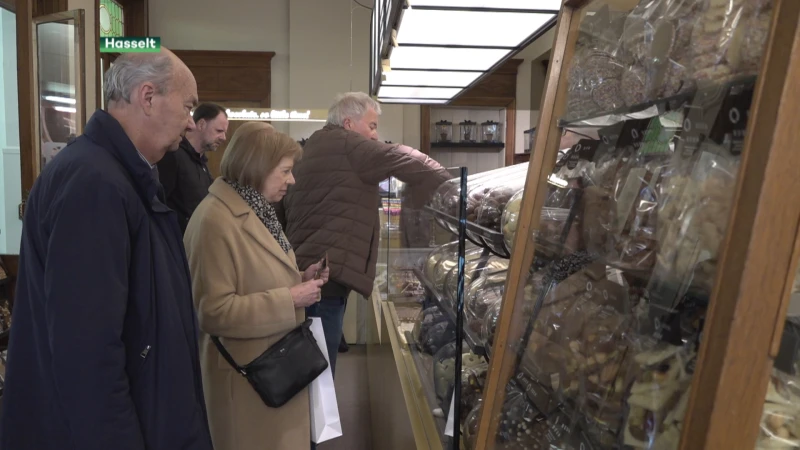 Aanschuiven bij chocolatier voor verse paaschocolade