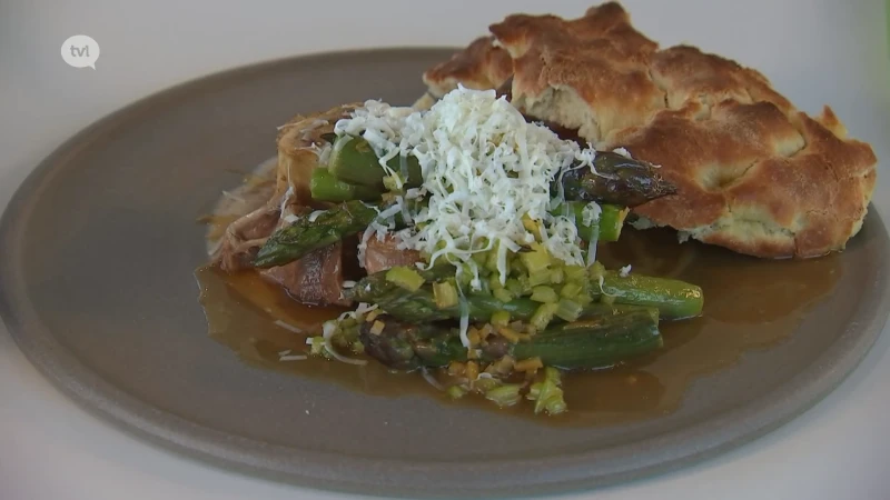 Ossobucco met groene asperges