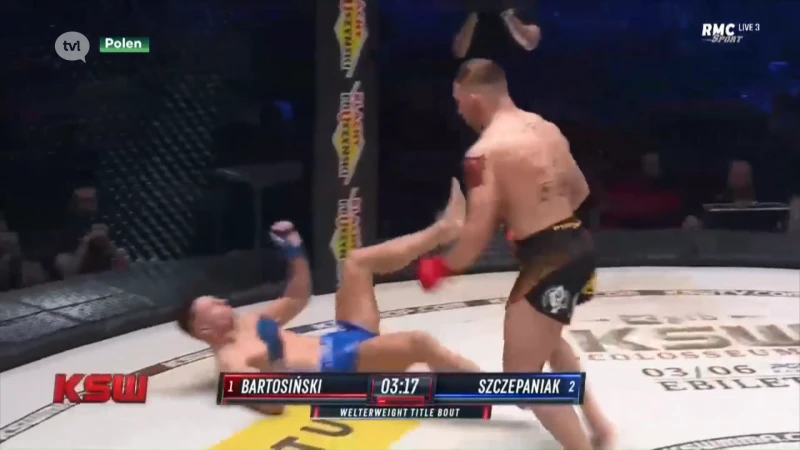 Arthur Szczepaniak KO in eerste ronde bij KSW-titelgevecht