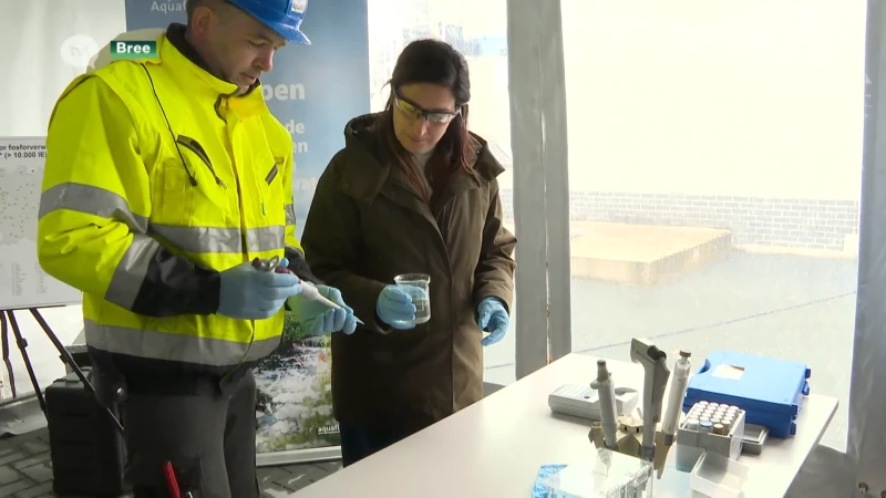Nieuwe waterzuiveringsinstallatie in Bree haalt meer fosfor uit het water