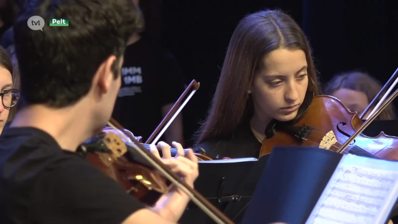 Ruim 2.500 jongeren verzamelen in Pelt voor Europees Muziekfestival voor de jeugd