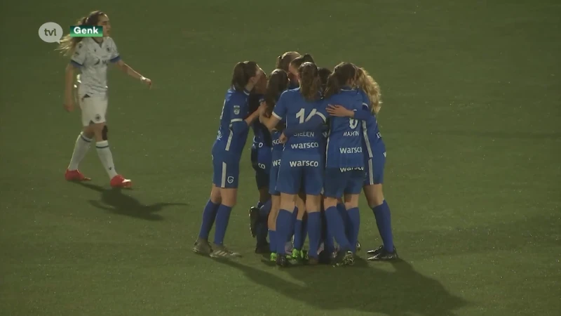 KRC Genk Ladies blijven steken op gelijkspel tegen Club Brugge