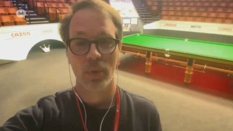 Bart Husson in Sheffield: "Brecel is superrelaxed in de finale. Alsof hij in een café staat te spelen."