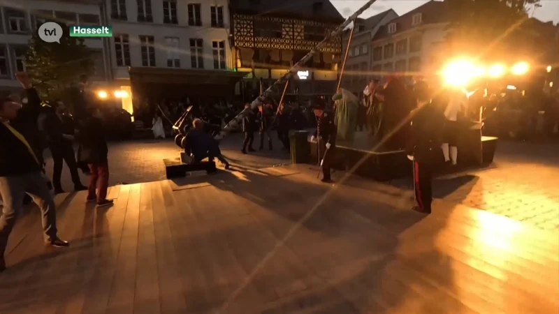 Gewonden door vallende meiboom in Hasselt