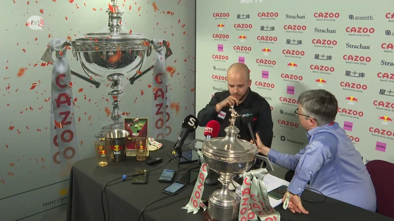 Luca Brecel wereldkampioen snooker